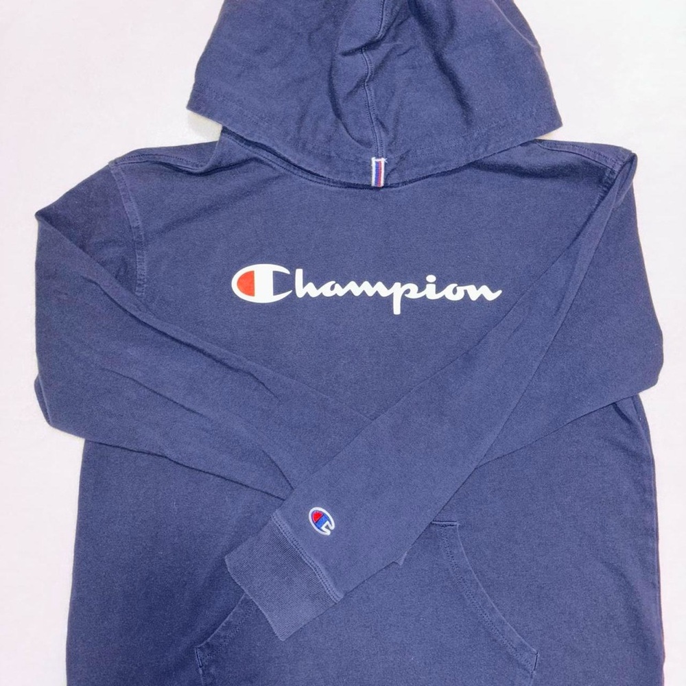 Champion Navy Athletic Hoodie